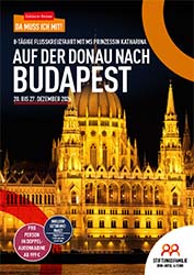 Auf der Donau nach Budapest