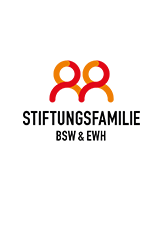 Logo der Stiftungsfamilie BSW & EWH (Bildschirm)