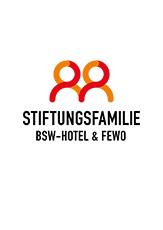 Logo der Stiftungsfamilie BSW-HOTEL & FEWO (Bildschirm)