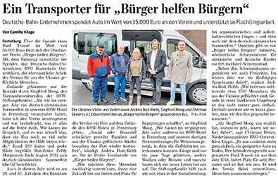 Artikel vom 26.04.2023 aus der Goslarsche Zeitung