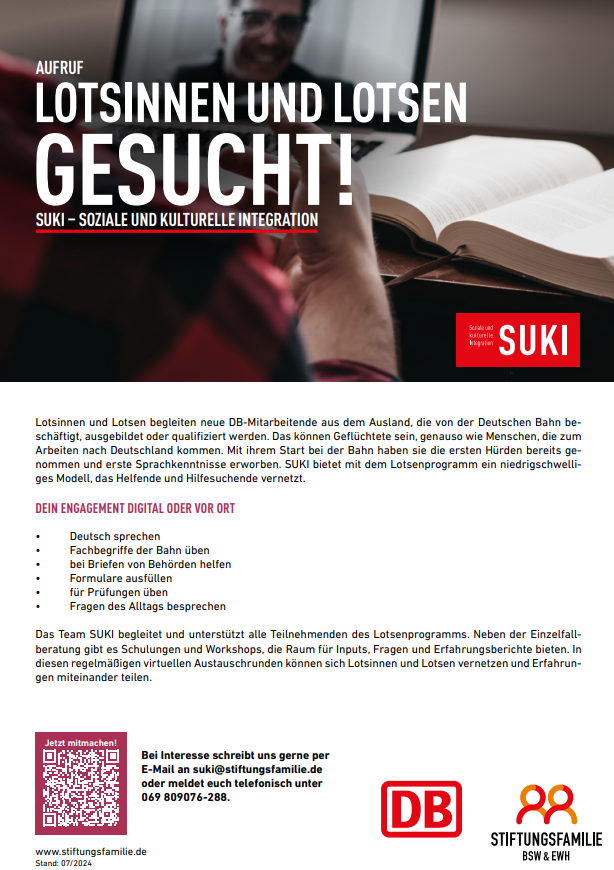 Aushang Interesse am Lotsenprogramm