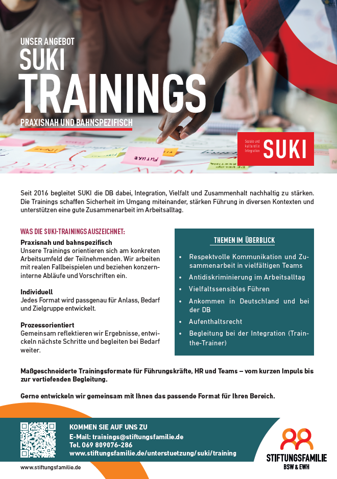 SUKI-Trainings Onepager