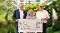 V.l.: Achim Sonntag (Stiftungsfamilie), Betriebsratsvorsitzende Petra Orschekowski (DB Netz) Thomas Schleichert (DB Netz)